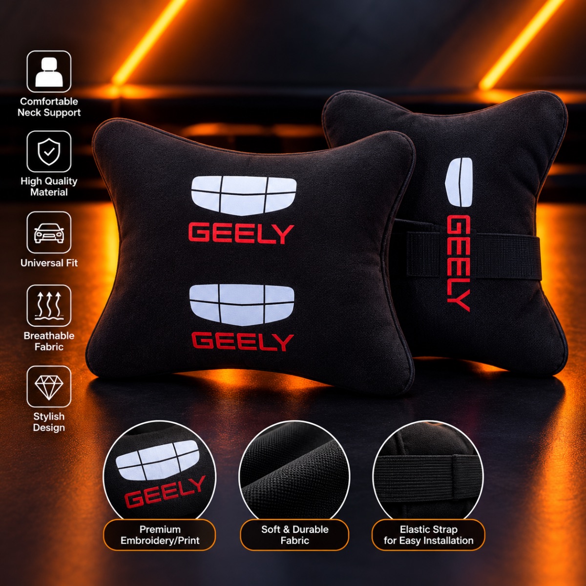 GEELY Car Neck Support Pillow