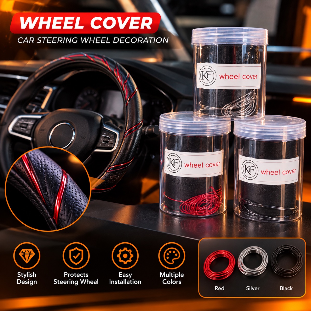 KF Steering Wheel Cover