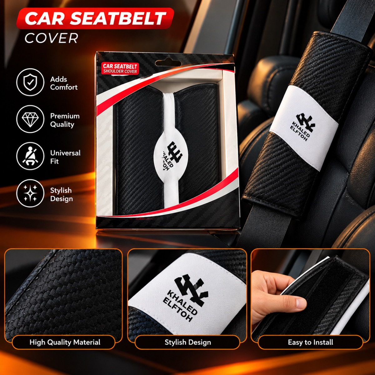 Car Seatbelt Shoulder Cover