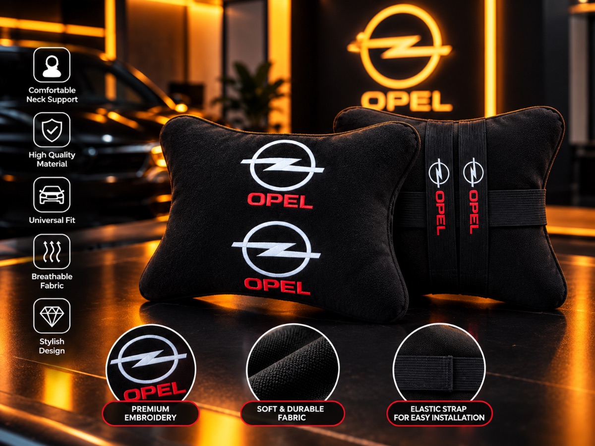 Opel Car Neck Support Pillow