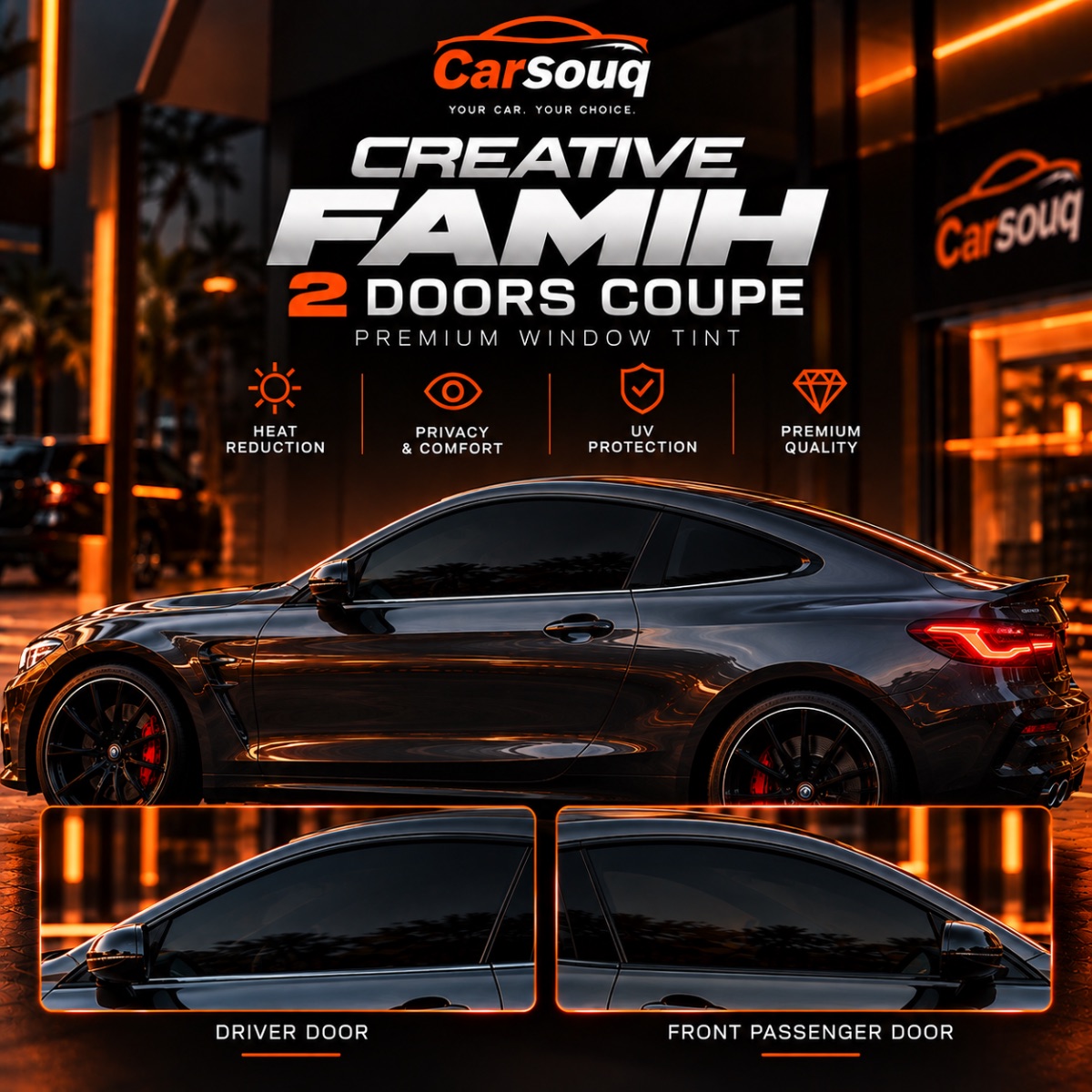 Creative Famih two doors coupe